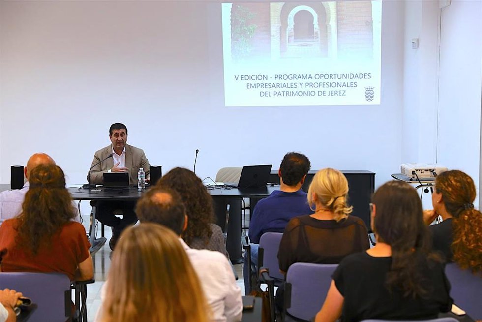 El programa formativo 'Oportunidades Empresariales y Profesionales del Patrimonio de Jerez'.