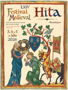 Cartel del Festival Medieval de Hita 2026.
