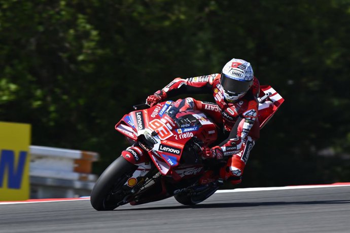 93 MARQUEZ Marc (esp), Ducati Lenovo Team, Ducati Desmosedici GP26, ação durante o Grande Prêmio Monster Energy da República Tcheca de MotoGP de 2026, em Brno, de 19 a 21 de junho, na República Tcheca - Foto: Studio Milagro / DPPI