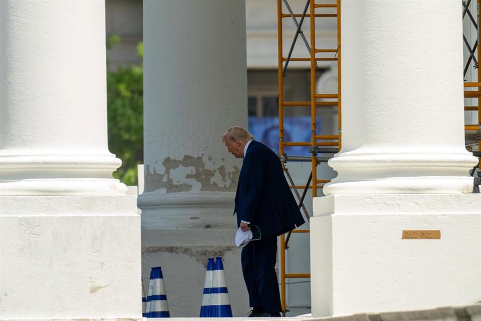 El presidente de Estados Unidos, Donald Trump 