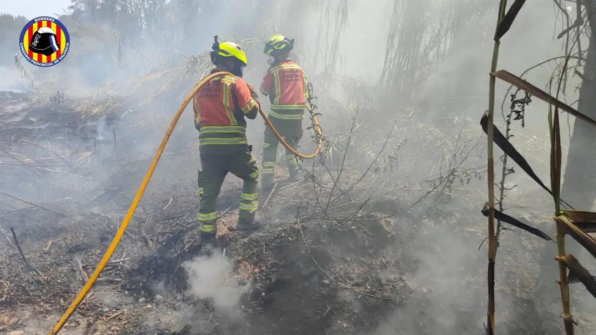 Incendio en Estivella