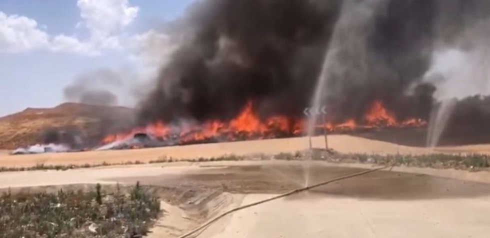 Incendio en un CTR en Gomecello (Salamanca)