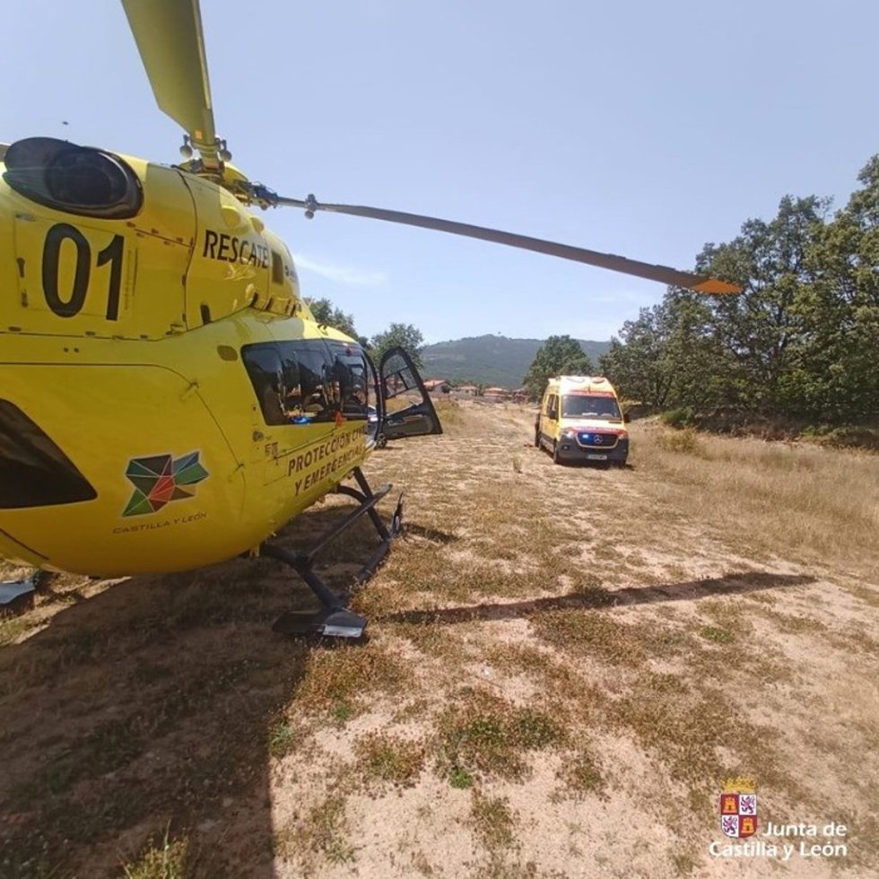 Rescatan a un joven herido tras sufrir una caída en la senda del Chorro de las Batuecas (Salamanca)