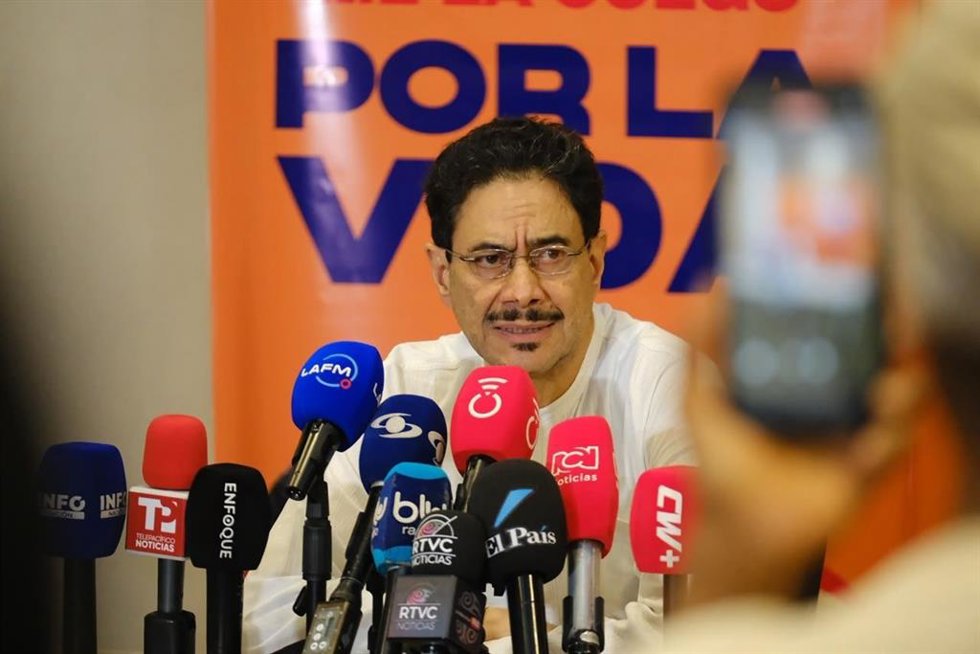 El candidato presidencial colombiano, Iván Cepeda