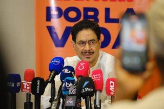 El candidato presidencial colombiano, Iván Cepeda