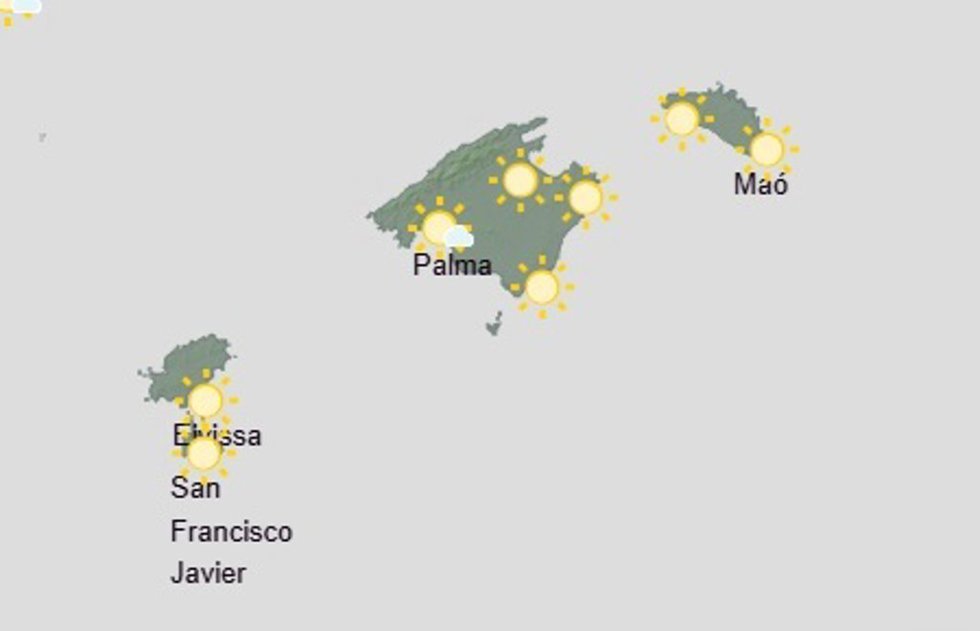 El tiempo hoy, lunes 22 de junio, en Baleares.