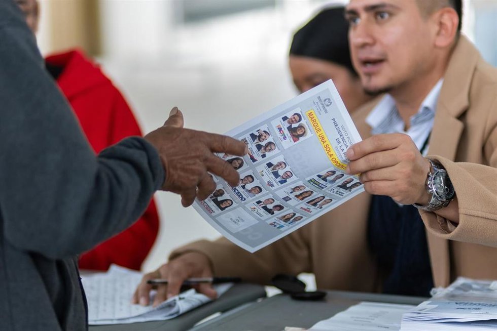 Imagen de archivo de las elecciones presidenciales en Colombia.