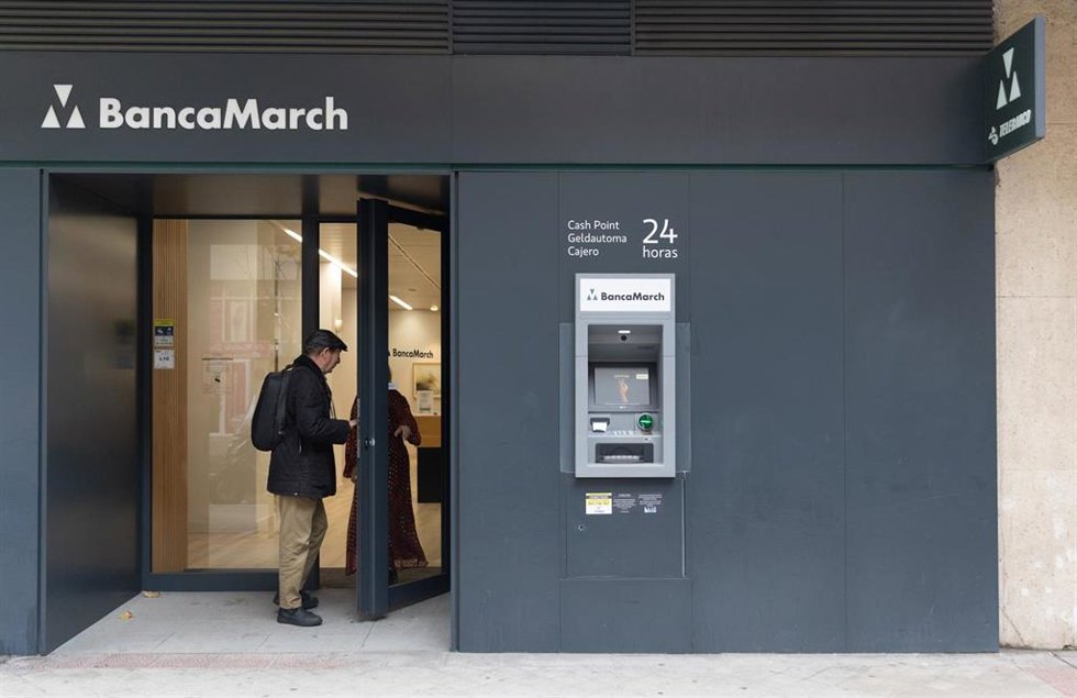 Archivo - Fachada de la sede de Banca March.