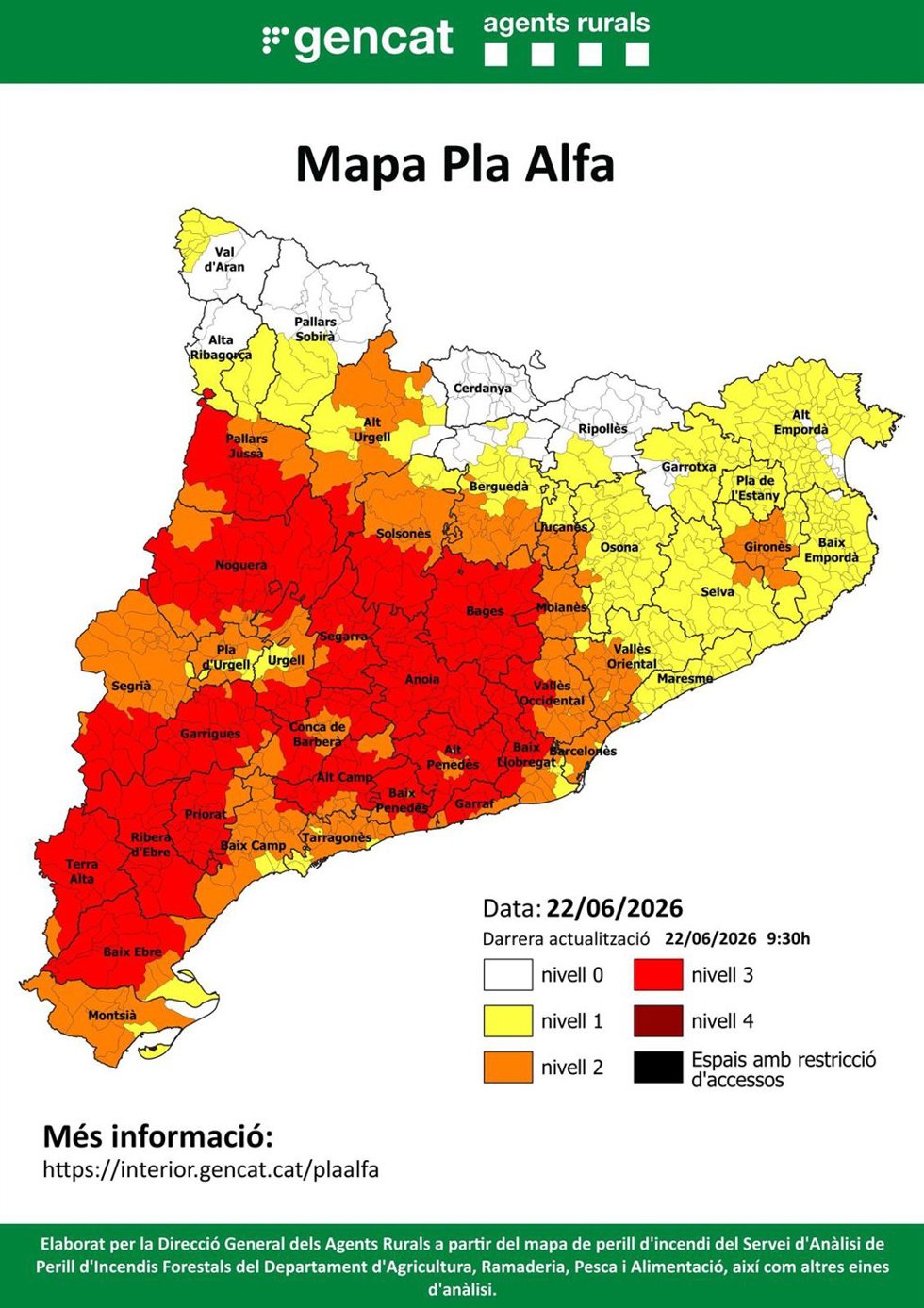 Mapa del Pla Alfa