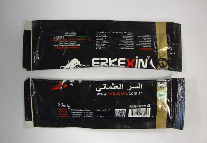 A AESAN alerta para a presença de sildenafil e tadalafil em um suplemento alimentar proveniente da Turquia