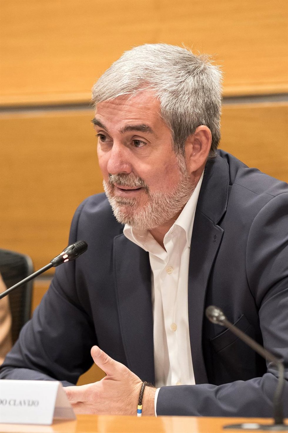 Archivo - El presidente del Gobierno de Canarias, Fernando Clavijo