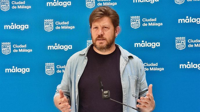El portavoz de Con Málaga, Nicolás Sguiglia, en  una imagen de archivo.