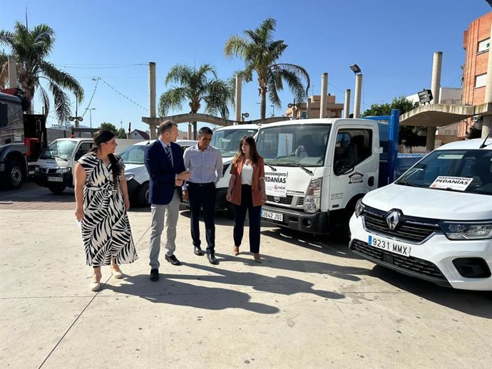 Un dispositivo de 60 operarios y 19 vehículos trabajarán para atender las incidencias de las pedanías de Murcia