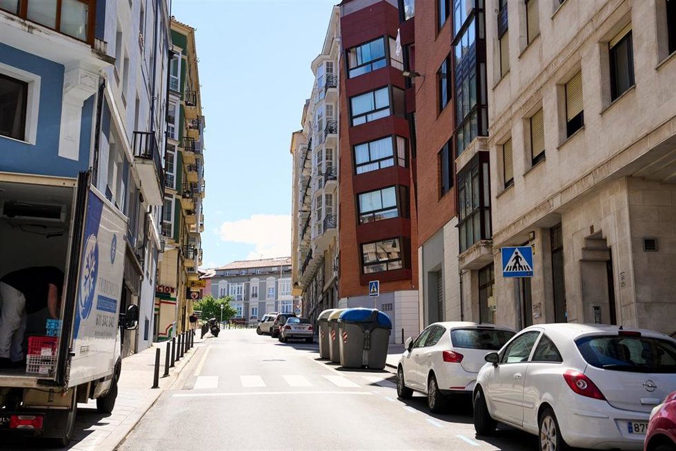 Archivo - Calle en Santander