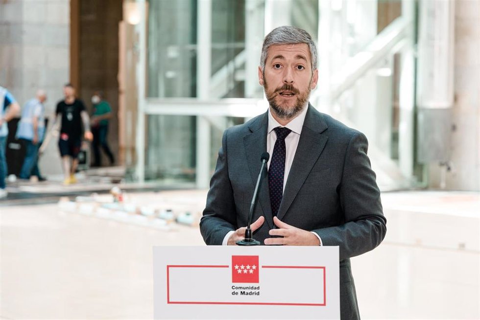 El consejero de Presidencia, Justicia y Administración Local de la Comunidad de Madrid, Miguel Ángel García Martín.