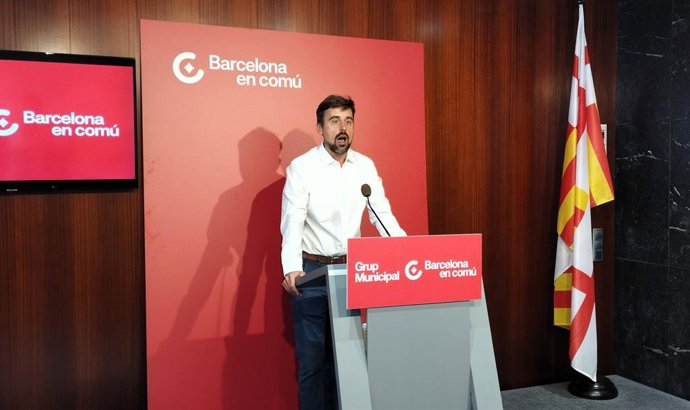 El portaveu de BComú a l'Ajuntament de Barcelona, Marc Serra