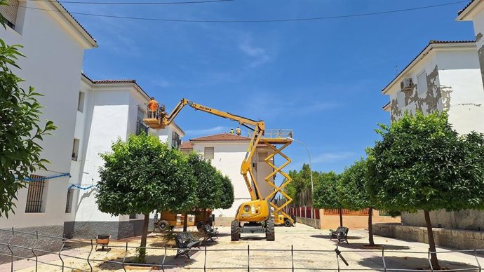 Barriada de Francisco Quevedo de Puente Genil, en cuya rehabilitación interviene AVRA.