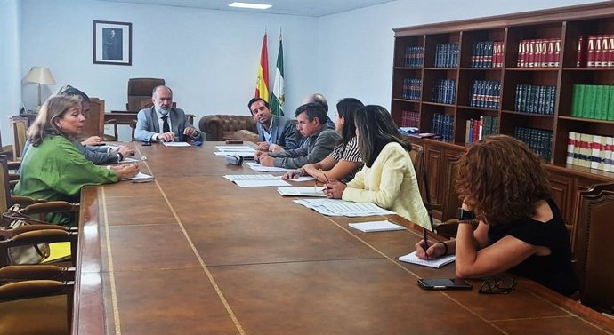 Comisión provincial de Seguimiento del SEMPA celebrada en el edificio judicial de Caleta.