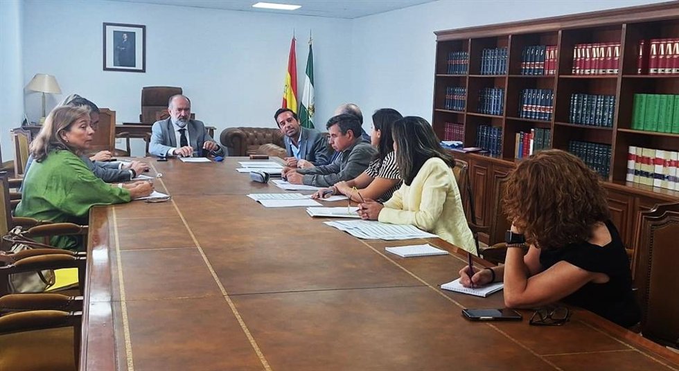 Comisión provincial de Seguimiento del SEMPA celebrada en el edificio judicial de Caleta.