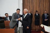 El presidente del Parlamento andaluz abre este martes con Moreno la ronda de consultas preceptiva para la investidura