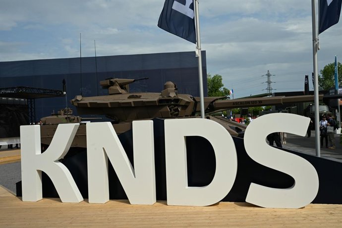FILED - 15 June 2026, France, Paris: FILE PHOTO - A Capint tank, manufactured by the Franco-German defence contractor KNDS, is on display at the company's booth at the Eurosatory defence trade show. Photo: Wolf von Dewitz/dpa