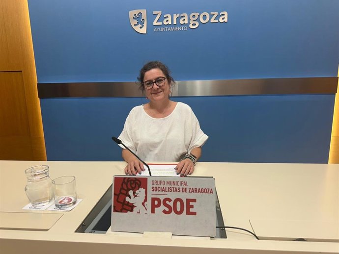 La concejal del grupo municipal del PSOE en el Ayuntamiento de Zaragoza, Marta Aparicio