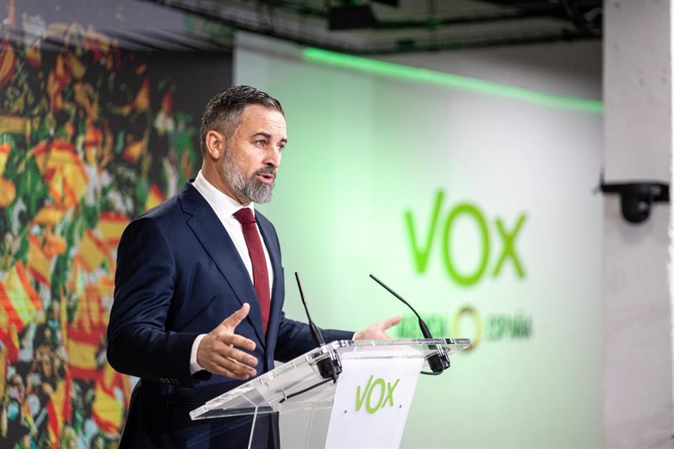 Archivo - El presidente de Vox, Santiago Abascal