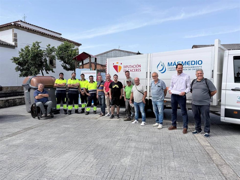 El Consorcio MásMedio presenta nuevos camiones para mejorar el servicio de los municipios Trasierra-Tierras de Granadilla