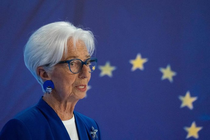 11 de junho de 2026, Hesse, Frankfurt am Main: A presidente do Banco Central Europeu (BCE), Christine Lagarde, discursa durante uma coletiva de imprensa após uma reunião do Conselho do BCE em Frankfurt am Main. Foto: Matias Basualdo/ZUMA Press Wire/dpa