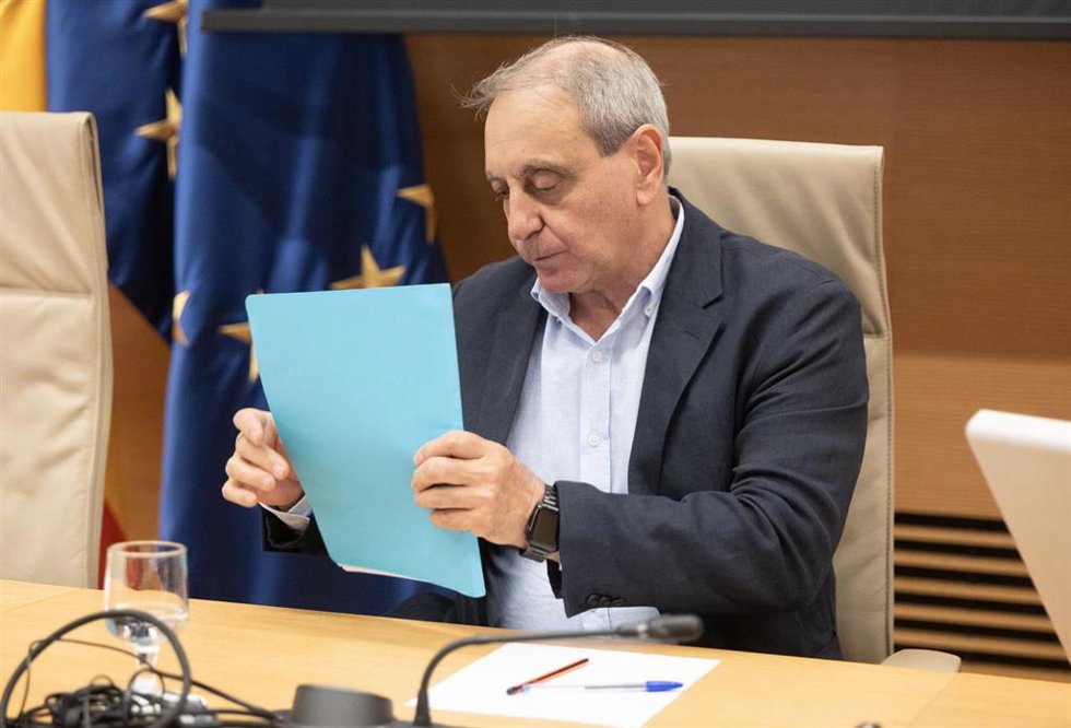 El exdirector general de Emergencias y Extinción de Incendios, Conselleria de Emergencias e Interior de la Generalitat Valenciana, Alberto Javier Martín Moratilla, comparece ante la Comisión de Investigación sobre la dana