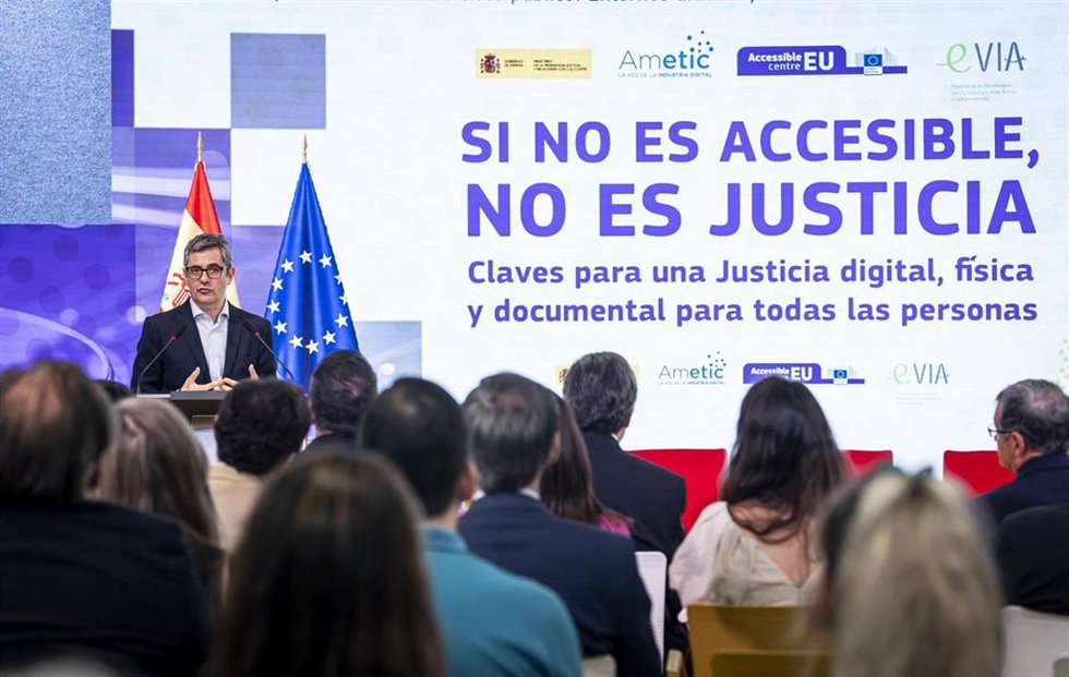 Jornada 'Si no es accesible, no es justicia. Claves para una Justicia digital, física y documental para todas las personas'.