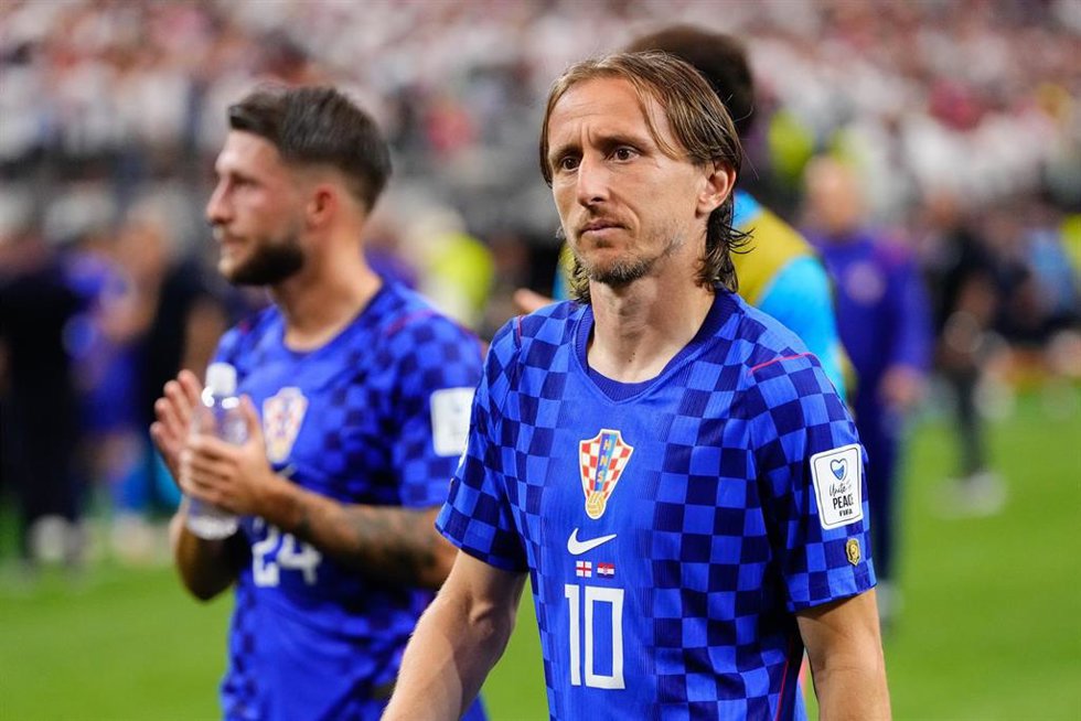 Luka Modric con Croacia
