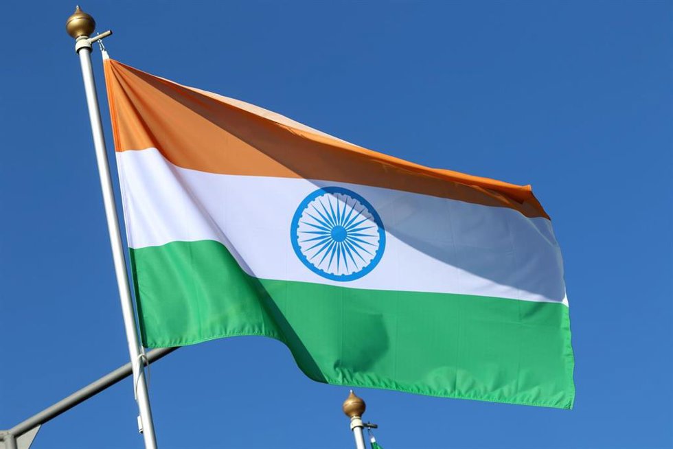 Archivo - Bandera de India