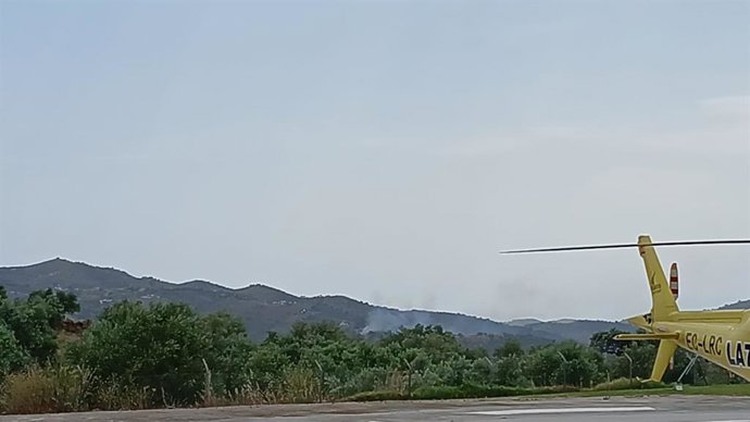 Declarado un incendio forestal en un paraje en Casabermeja