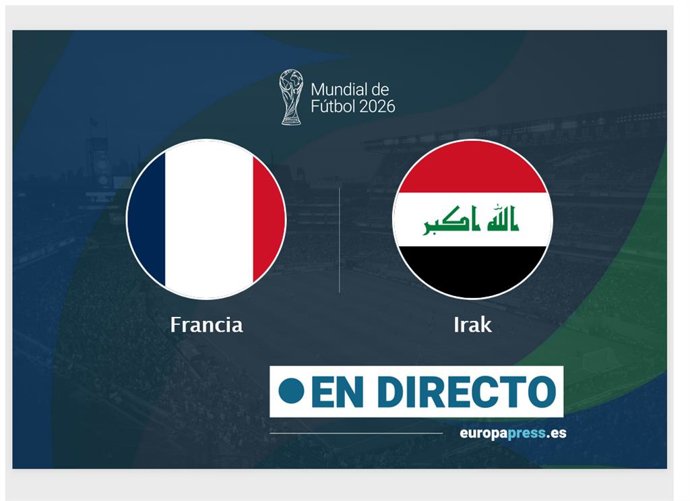 Onces Iniciales probables: Francia - Irak: resumen y estadísticas del partido de la jornada 2 de Copa Mundial de la FIFA