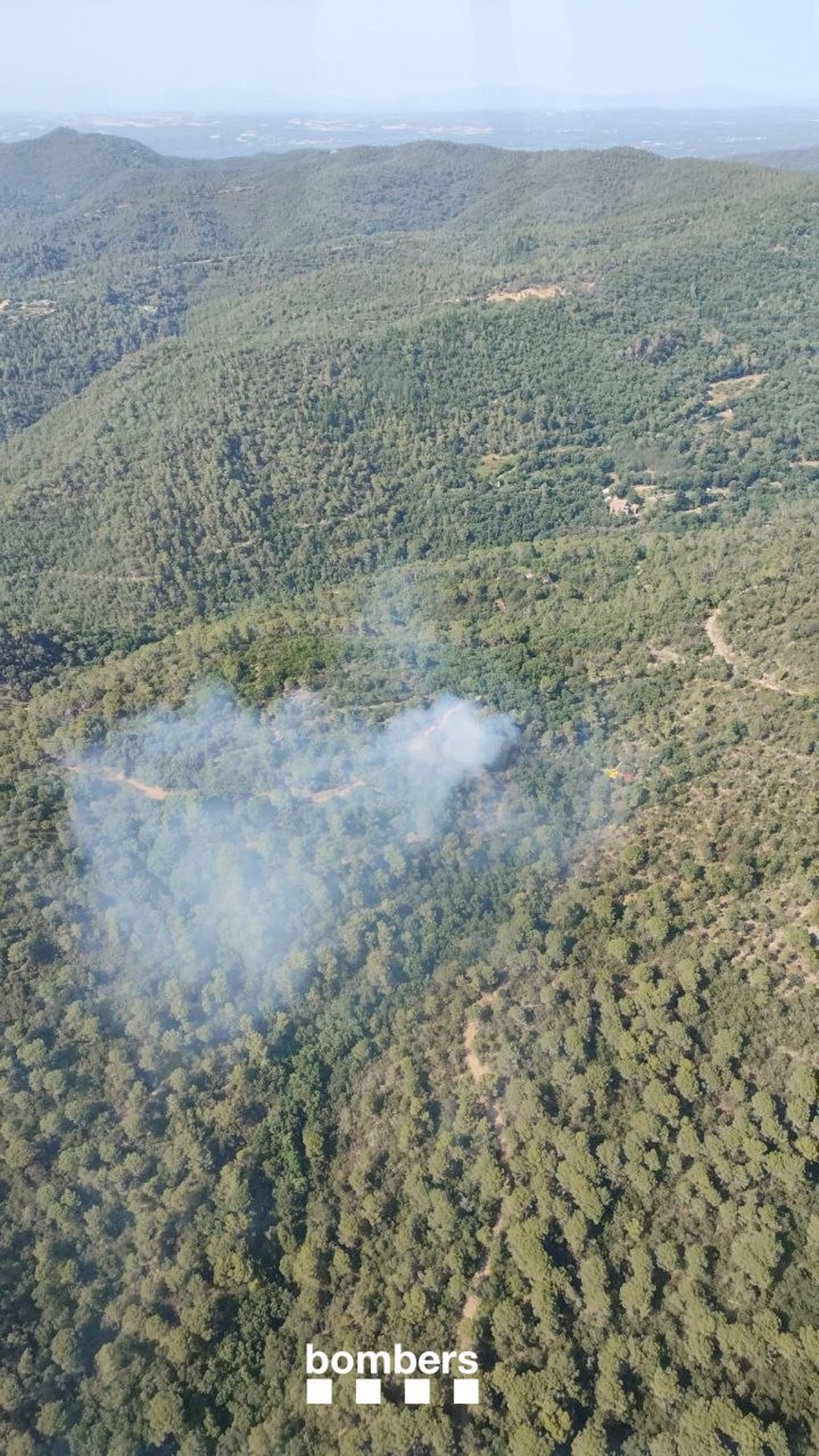 Incendio en la Font de la Pólvora.