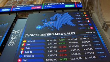 El Ibex alcanza máximos históricos tras superar los 19.500 puntos