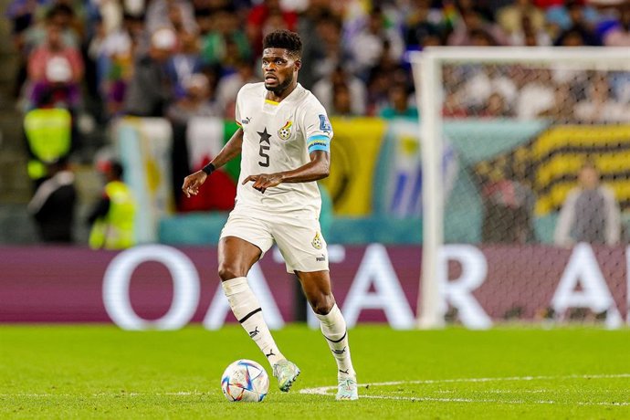 Archivo - Thomas Partey en un partido con la selección de Ghana