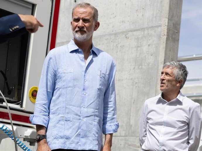 Isabel Díaz Ayuso inaugura con el Rey Felipe VI el Centro de Innovación de Agua y Energía de la Comunidad de Madrid.