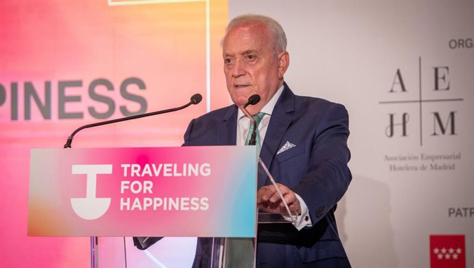 El presidente de la Asociación Empresarial Hotelera de Madrid, Gabriel García Alonso