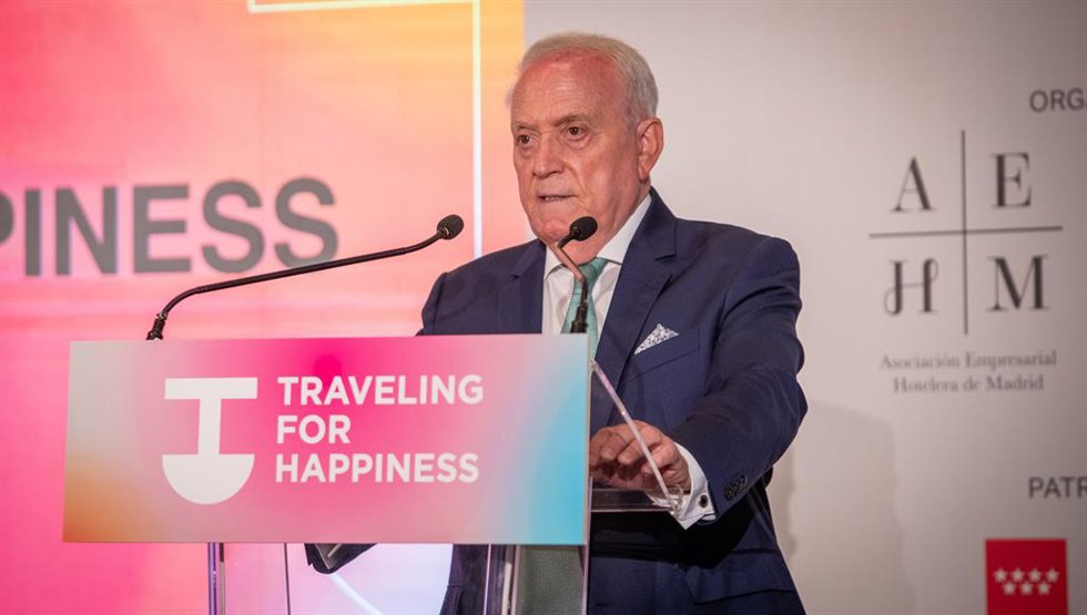 El presidente de la Asociación Empresarial Hotelera de Madrid, Gabriel García Alonso