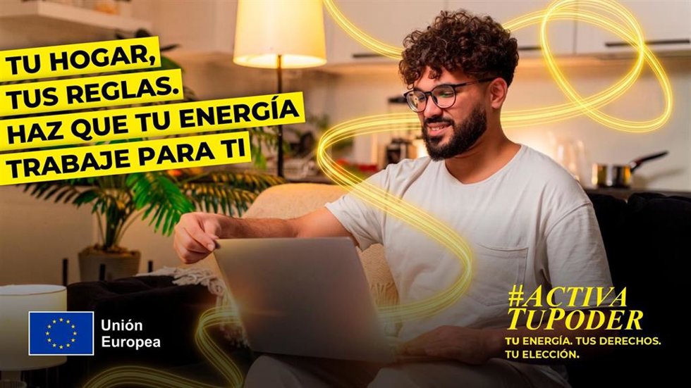 Cartel de la campaña 'Activa tu poder' en España.