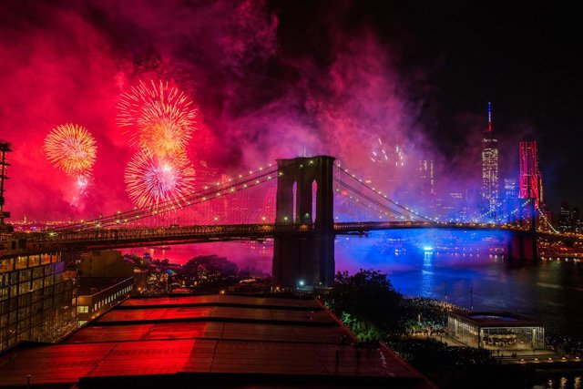 Fuegos del 4 de julio en Nueva York