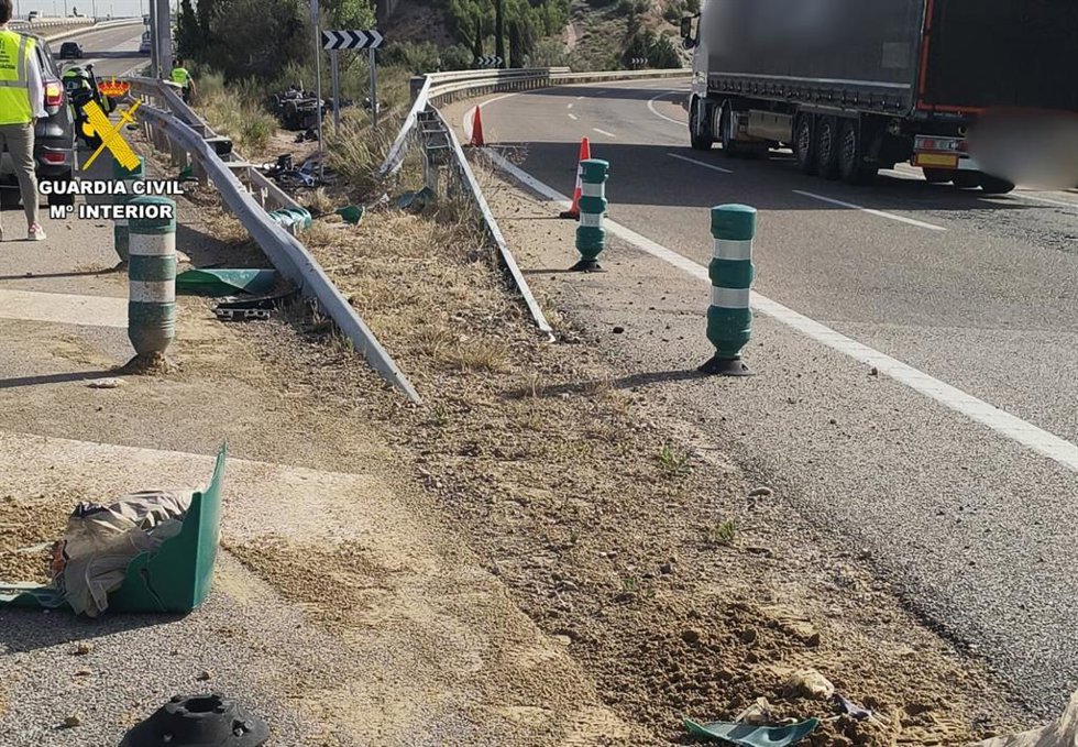 Punto kilométrico en el que ha tenido lugar el siniestro en la A-23.