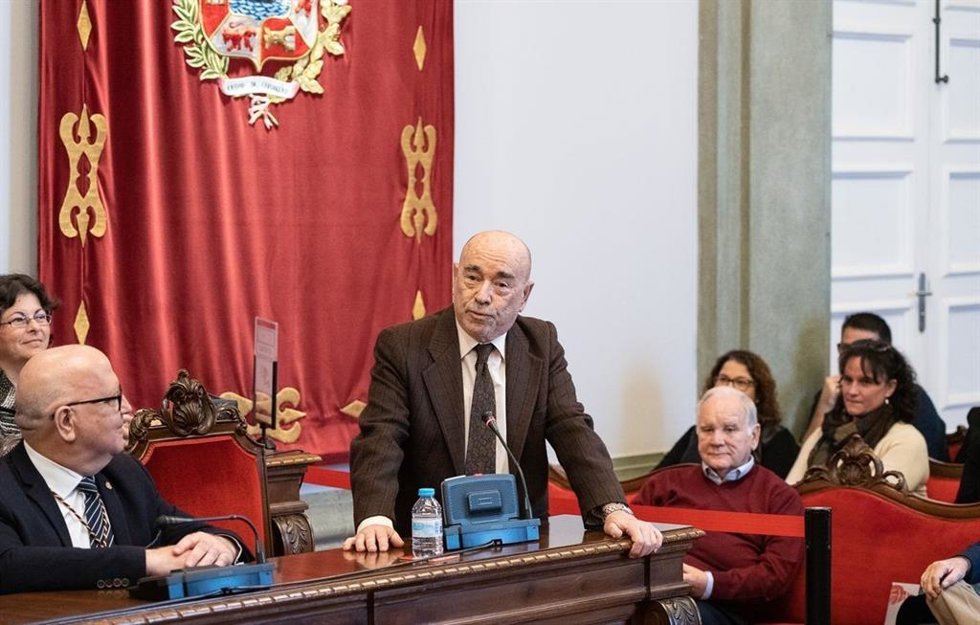 José Bonnet interviene en el homenaje a la primera Corporación democrática municipal, celebrado en 2018