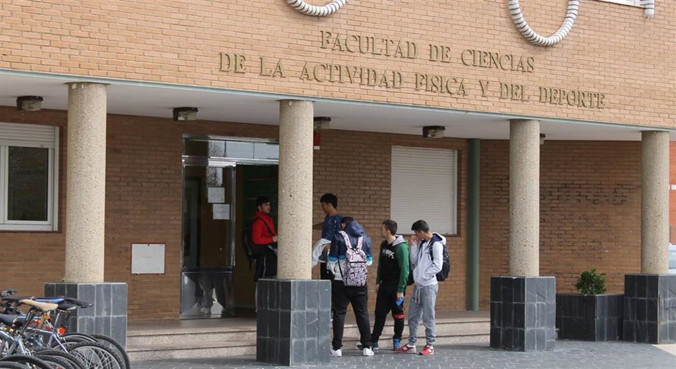 Facultad de Ciencias de la Actividad Física y el Deporte de la ULE, en el Campus de Vegazana de la capital leonesa.