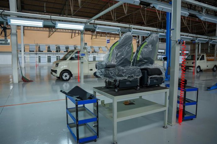 Archivo - Imagen de las instalaciones y equipamientos de una planta de automóviles.