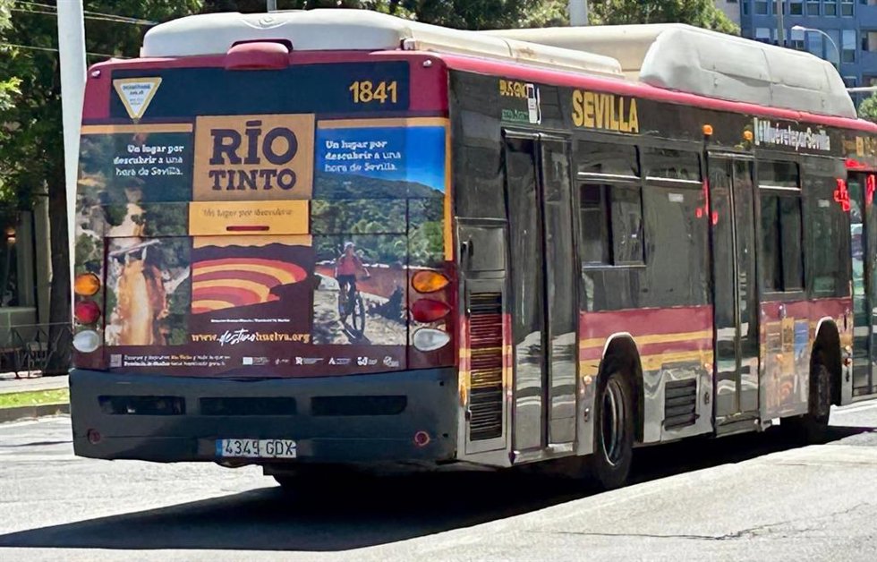 Acción de promoción de la Cuenca Minera de Huelva en Sevilla.