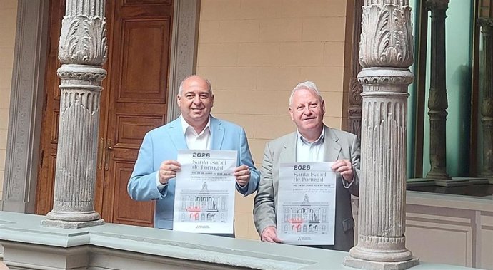 El diputado delegado de Relaciones Institucionales de la DPZ, Alfredo Zaldívar, y el jefe de Protocolo de la institución, José Luis Angoy.