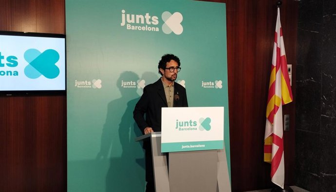 El portaveu adjunt de Junts a l'Ajuntament de Barcelona, Damià Calvet